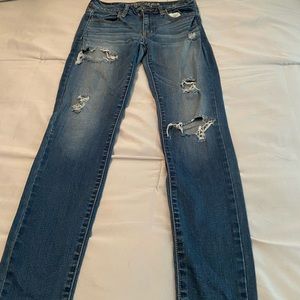 American Eagle ripped jeans